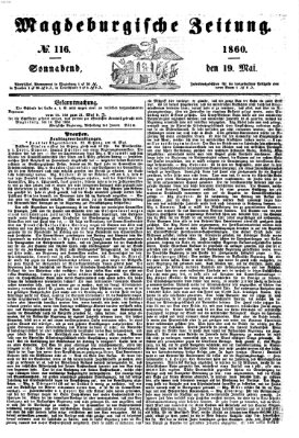 Magdeburgische Zeitung Samstag 19. Mai 1860