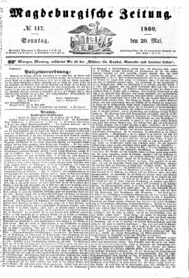 Magdeburgische Zeitung Sonntag 20. Mai 1860