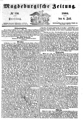 Magdeburgische Zeitung Freitag 6. Juli 1860