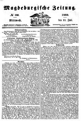 Magdeburgische Zeitung Mittwoch 11. Juli 1860