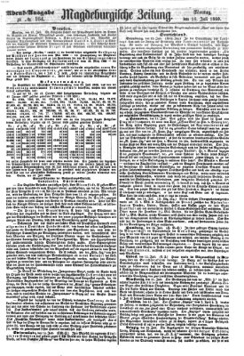 Magdeburgische Zeitung Montag 16. Juli 1860