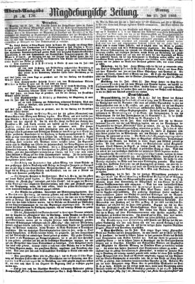 Magdeburgische Zeitung Montag 23. Juli 1860