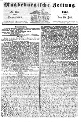 Magdeburgische Zeitung Samstag 28. Juli 1860