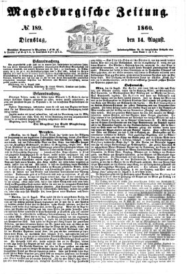 Magdeburgische Zeitung Dienstag 14. August 1860