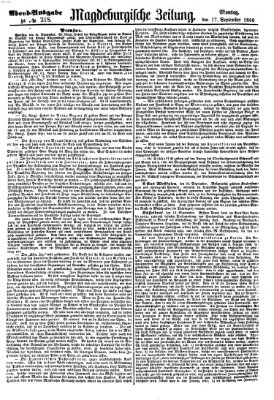 Magdeburgische Zeitung Montag 17. September 1860