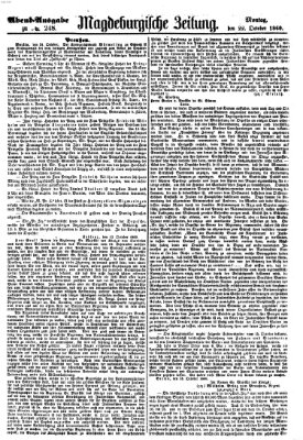 Magdeburgische Zeitung Montag 22. Oktober 1860