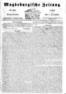 Magdeburgische Zeitung Samstag 1. Dezember 1860