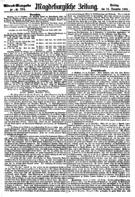 Magdeburgische Zeitung Freitag 14. Dezember 1860