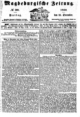 Magdeburgische Zeitung Freitag 21. Dezember 1860