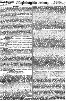 Magdeburgische Zeitung Donnerstag 27. Dezember 1860