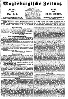 Magdeburgische Zeitung Freitag 28. Dezember 1860