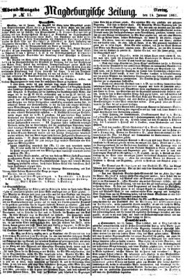 Magdeburgische Zeitung Montag 14. Januar 1861