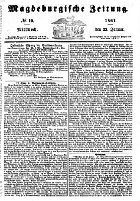 Magdeburgische Zeitung Mittwoch 23. Januar 1861