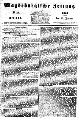 Magdeburgische Zeitung Freitag 25. Januar 1861