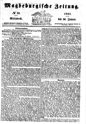 Magdeburgische Zeitung Mittwoch 30. Januar 1861