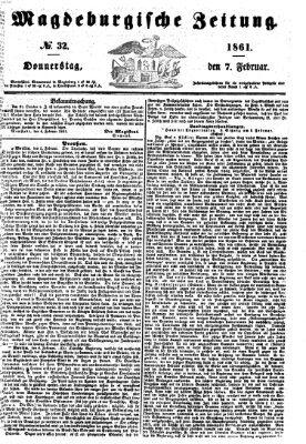 Magdeburgische Zeitung Donnerstag 7. Februar 1861