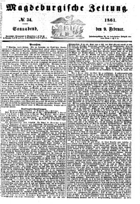 Magdeburgische Zeitung Samstag 9. Februar 1861