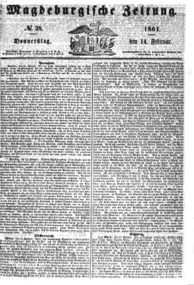 Magdeburgische Zeitung Donnerstag 14. Februar 1861