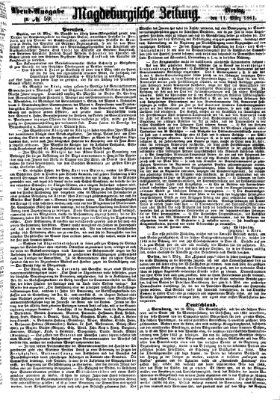 Magdeburgische Zeitung Montag 11. März 1861