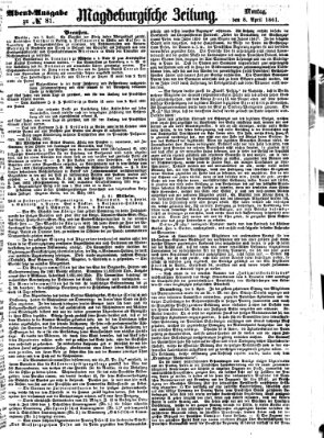 Magdeburgische Zeitung Montag 8. April 1861