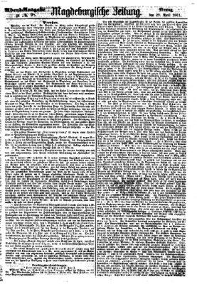 Magdeburgische Zeitung Montag 29. April 1861