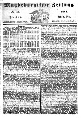 Magdeburgische Zeitung Freitag 3. Mai 1861