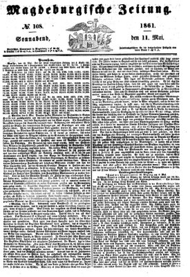 Magdeburgische Zeitung Samstag 11. Mai 1861