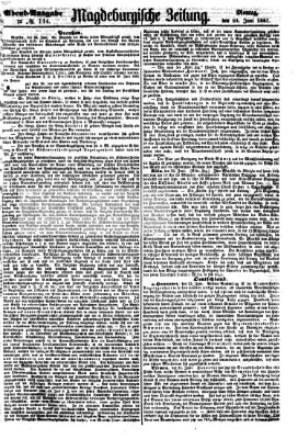 Magdeburgische Zeitung Montag 24. Juni 1861