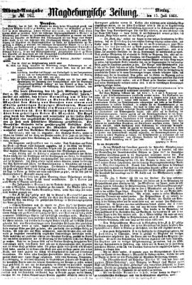 Magdeburgische Zeitung Montag 15. Juli 1861