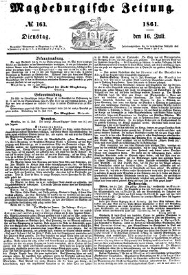 Magdeburgische Zeitung Dienstag 16. Juli 1861