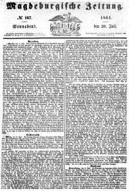 Magdeburgische Zeitung Samstag 20. Juli 1861