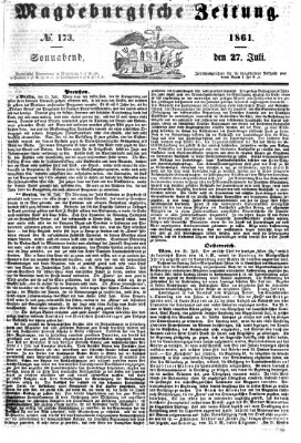 Magdeburgische Zeitung Samstag 27. Juli 1861