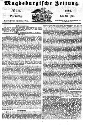 Magdeburgische Zeitung Dienstag 30. Juli 1861