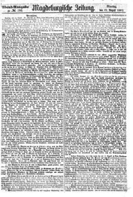 Magdeburgische Zeitung Montag 19. August 1861