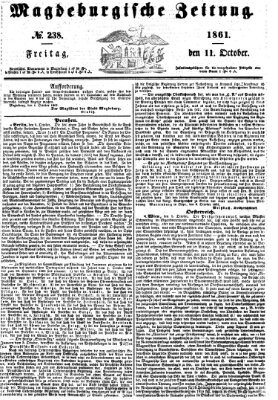 Magdeburgische Zeitung Freitag 11. Oktober 1861