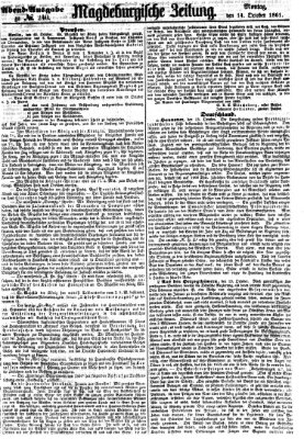 Magdeburgische Zeitung Montag 14. Oktober 1861