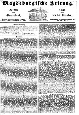 Magdeburgische Zeitung Samstag 14. Dezember 1861