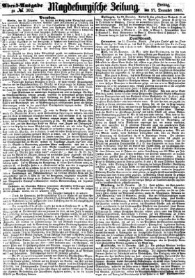 Magdeburgische Zeitung Freitag 27. Dezember 1861