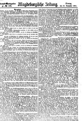 Magdeburgische Zeitung Montag 30. Dezember 1861