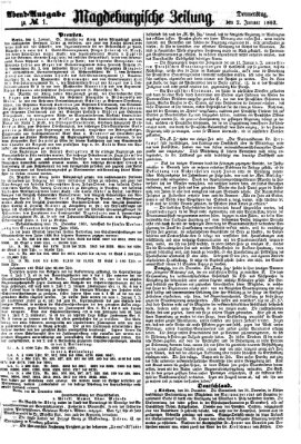 Magdeburgische Zeitung Donnerstag 2. Januar 1862