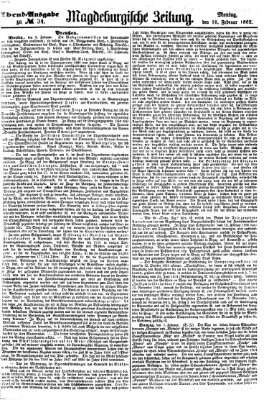 Magdeburgische Zeitung Montag 10. Februar 1862