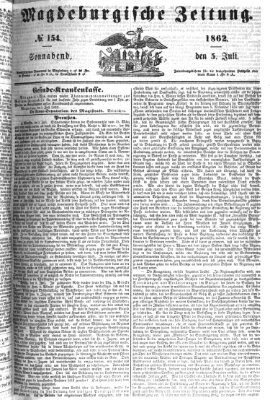 Magdeburgische Zeitung Samstag 5. Juli 1862