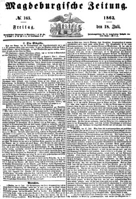 Magdeburgische Zeitung Freitag 18. Juli 1862