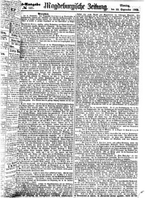 Magdeburgische Zeitung Montag 22. September 1862