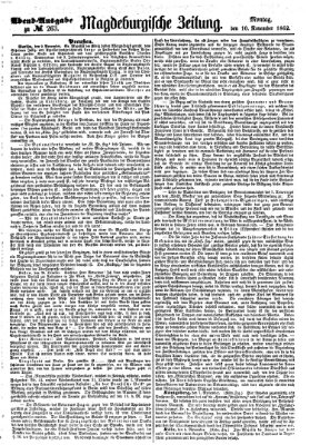 Magdeburgische Zeitung Montag 10. November 1862