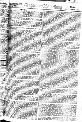 Magdeburgische Zeitung Montag 5. Januar 1863