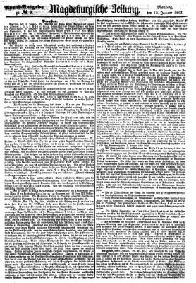 Magdeburgische Zeitung Montag 12. Januar 1863