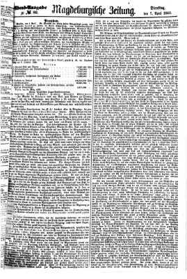 Magdeburgische Zeitung Dienstag 7. April 1863