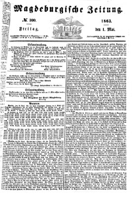 Magdeburgische Zeitung Freitag 1. Mai 1863