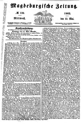 Magdeburgische Zeitung Mittwoch 13. Mai 1863